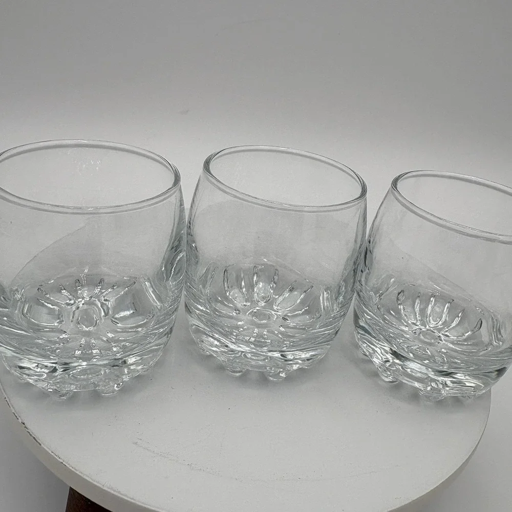 Set of 3 Bormioli Rocco Galassia Shot Glasses 2.25